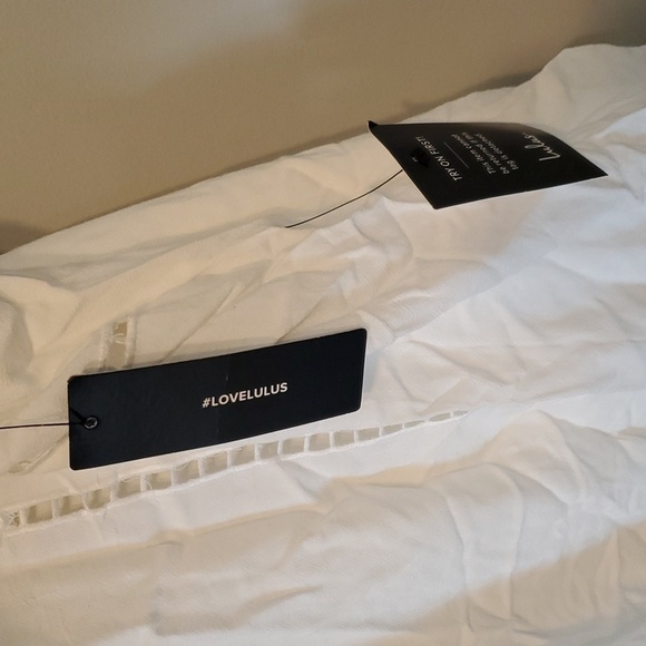 NWT Lulu's Womens Comfort Swing Mini Linen Blend Sleeveless Dress sz M - Picture 6 of 11